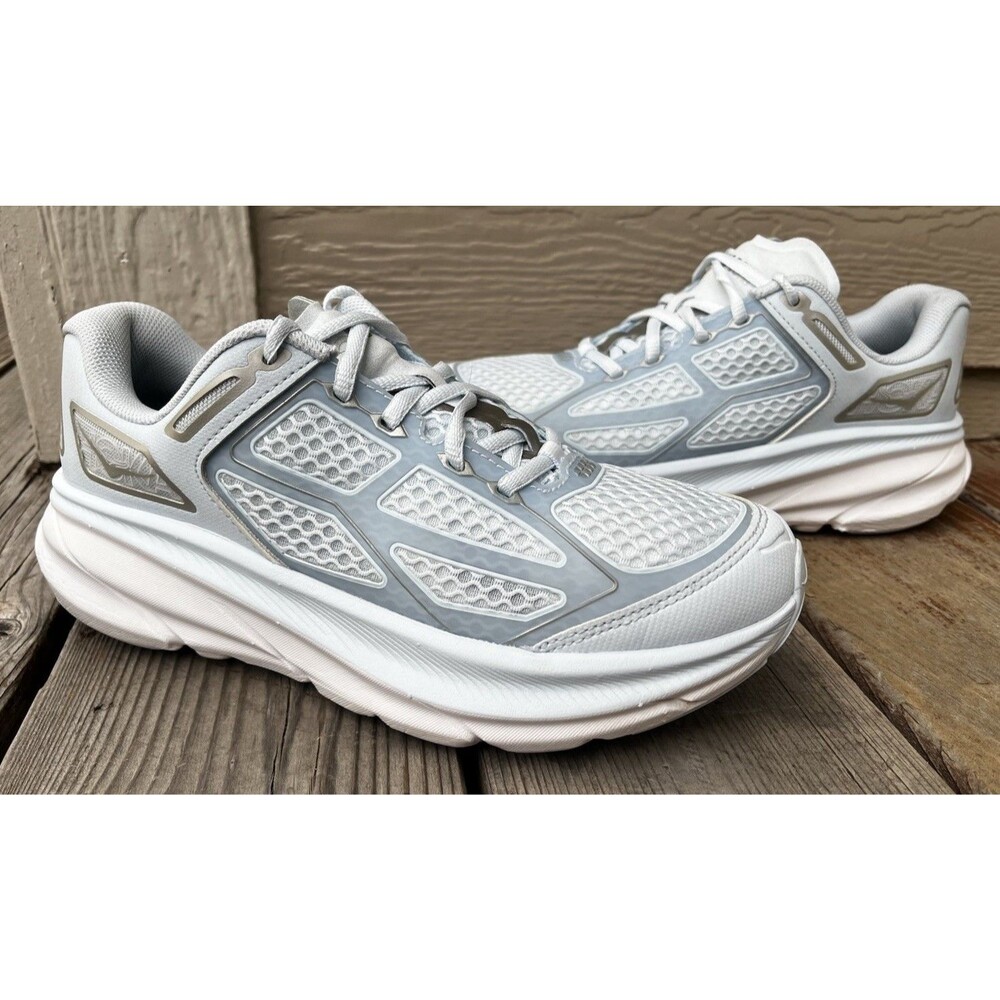 Hoka One One Clifton One9 Unisex Women's 8 Men's 7 Sneakers Clear Lake/White